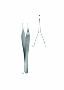 Delicate Tissue Forceps AE 02 3433