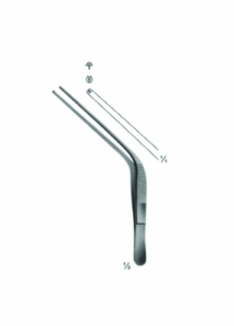 Forceps Bayonet Shaped Angular AE 02 3417