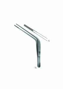 Forceps Bayonet Shaped Angular AE 02 3418