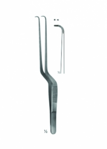Micro Forceps Ligature Forceps Light Patterns Bayonet Shaped AE 02 3299