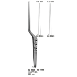 Micro Forceps Ligature Forceps Light Patterns Bayonet Shaped AE 02 3308 03 3309