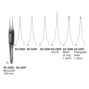 Micro Forceps Ligature Forceps Light Patterns Bayonet Shaped AE 3292 02 3297