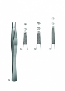 Tissue Forceps Lung Dissecting Forceps Intestinal Forceps AE 02 3469 02 3471
