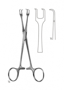 Artery Traction and Tissue Grasping Forceps AE 02 3550