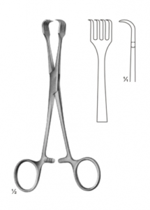 Artery Traction and Tissue Grasping Forceps AE 02 3552