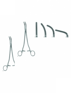 Atraumata Hysterectomy Forceps and Vaginal Clamps ATRAUMATA AE 02 3815 02 3818