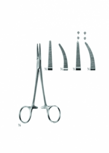 Delicate Haemostatic Forceps AE 02 3646 02 3649
