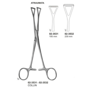 Dressing Sponge holding Organ and Tissue Grasping Forceps AE 02 3531 02 3532