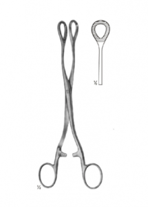 Dressing Sponge holding Organ and Tissue Grasping Forceps AE 02 3536