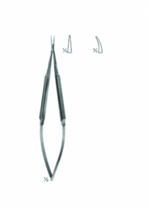 Micro Needle Holder With Round Handles and Bayonet Shaped AE 02 3852 02 3853