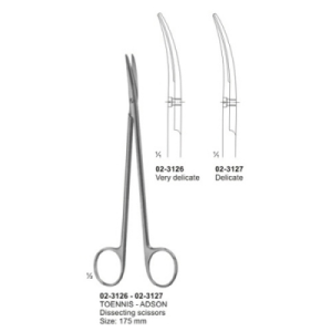 Dissecting Scissors AE 02 3126 02 3127