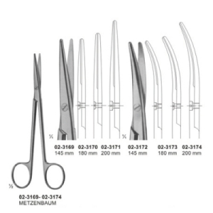 Dissecting Scissors AE 02 3169 02 3174