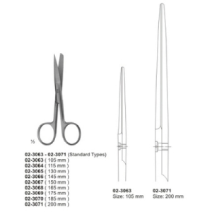 SURGICAL SCISSOR AE 02 3063 02 3071