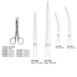 Surgical Scissors AE 02 3096 02 3102A