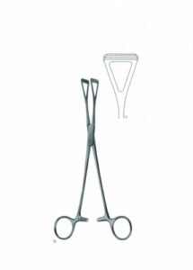 Organ Tissue Grasping Intestinal Forceps ATRAUMATA AE 03 5509